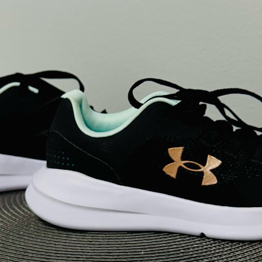 Brand New Size 6 Under Armour Black Sneakers